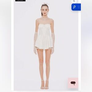 Nana Jacqueline Airina Dress White XS